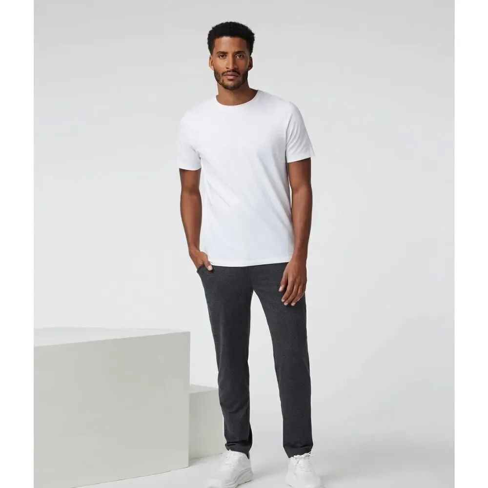VUORI MENS DARK HEATHER GREY JOGGER PANTS